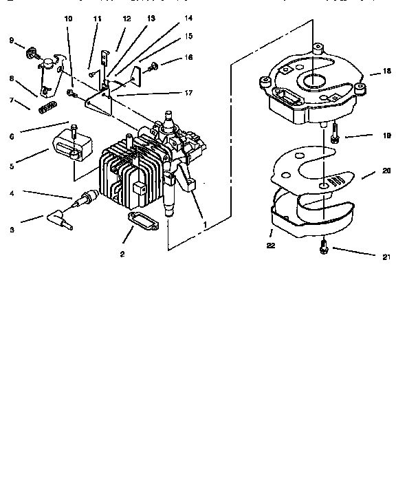 Engine Assembly 3 Diagram and Parts List for 10201 5900001 TO 5999999 Lawn Boy Lawn Mower